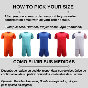 Sky Blue Youth Soccer Uniforms